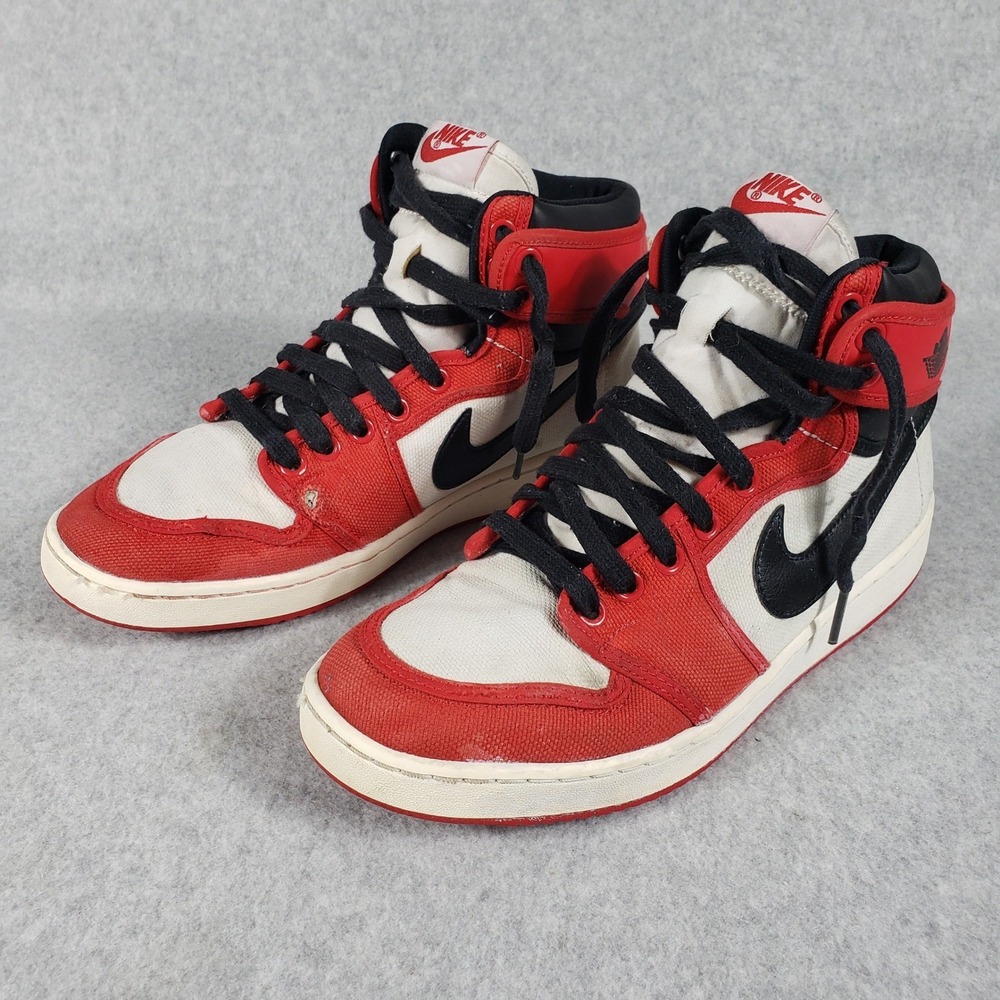 Nike Air Jordan 1 High OG Retro SE Canvas Red White Black Men's Shoe Size 8.5 - Picture 2 of 15